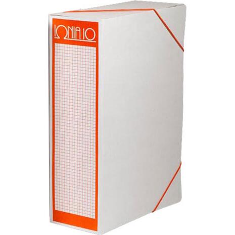 Κουτί αρχειοθέτησης με λάστιχο ΙΩΝΙΑ No 10 27x35x10cm πορτοκαλί